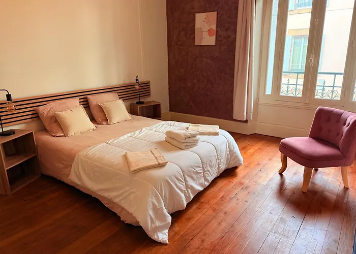 F4 Cosy Centre - 3 Lits Doubles -ideal Famille & Sejour Pro